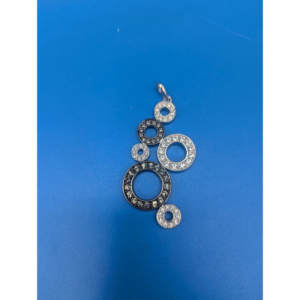 Nolan Miller Buoyant Bubble Silver & Gunmetal Pendant #3214